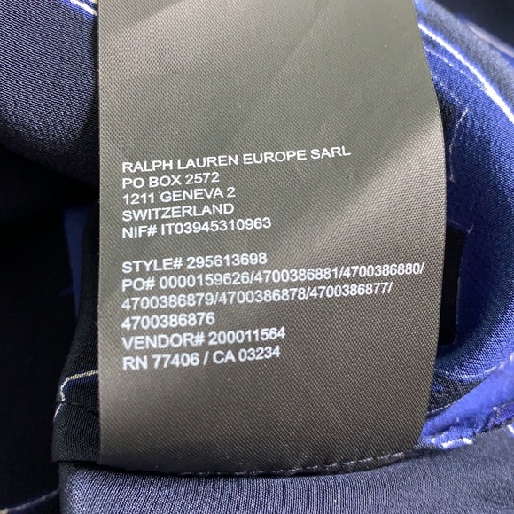 CLUB MONACO Blue Silk Maxi Dress, Size 2 - Picture 13 of 15